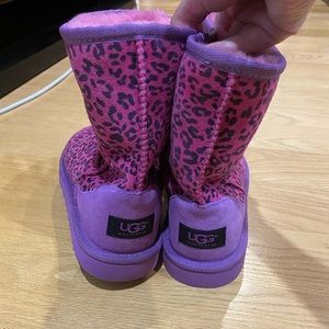 New Pinkpurple Leopard Ugg Boots 